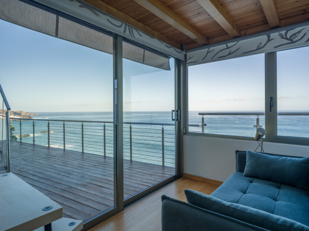 Vistas desde el sillón-cama